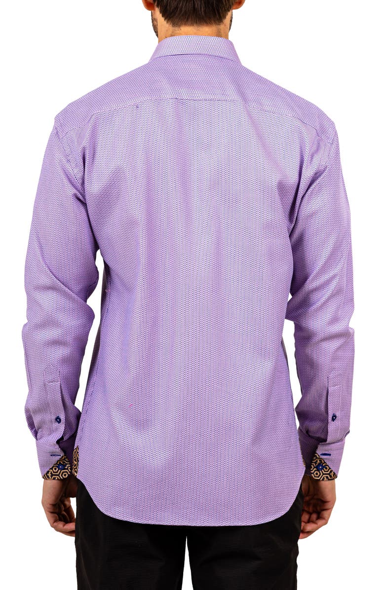 Maceoo Einstein Ascension Contemporary Fit Button-Up Shirt, Alternate, color, Pink