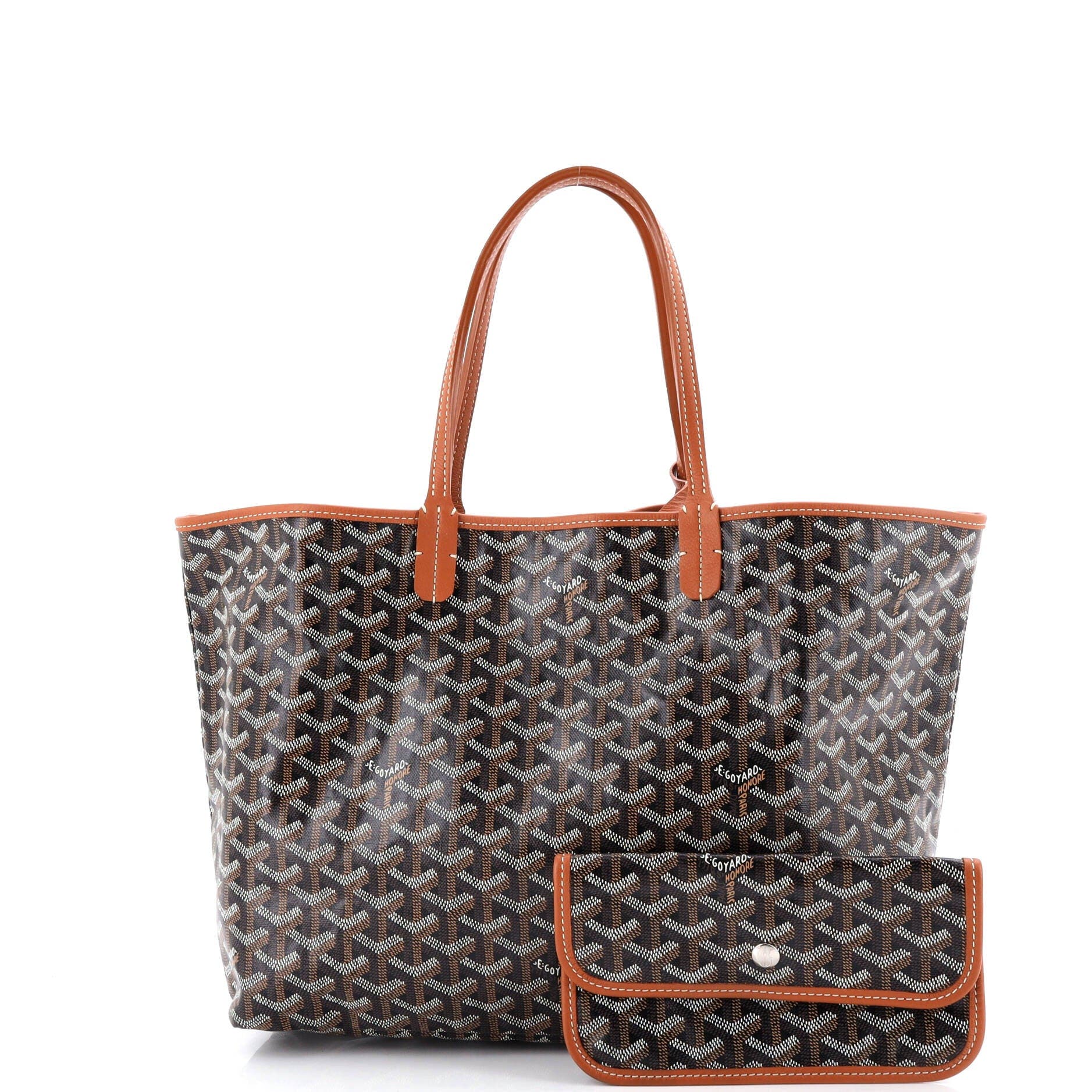 Pre-Owned Goyard Saint Louis Tote Coated Canvas PM, Alternate, color, 