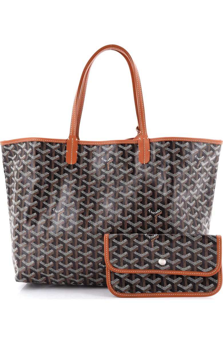 Pre-Owned Goyard Saint Louis Tote Coated Canvas PM, Alternate, color, Brown