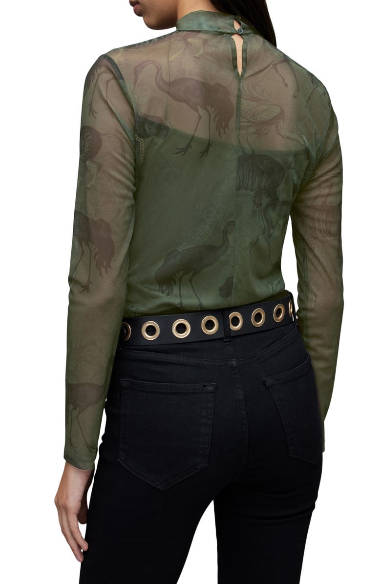 AllSaints Elia Hedi Bodysuit, Alternate, color, 