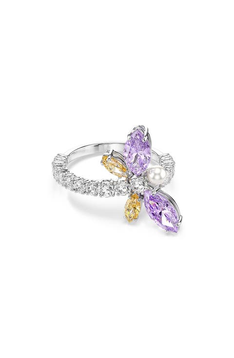 Multicolor Crystal Ring