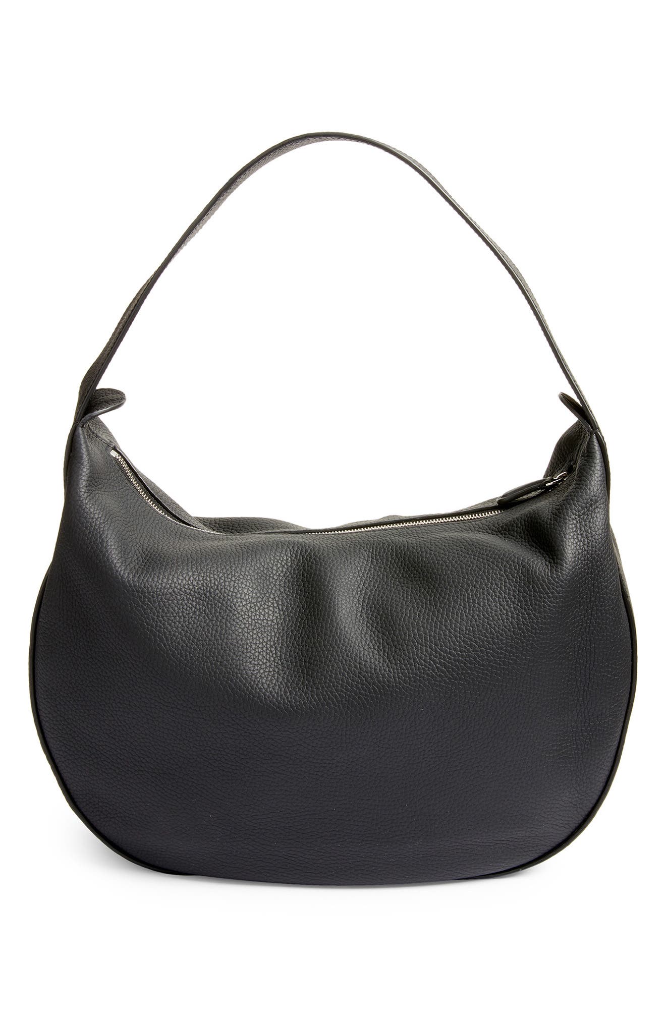The Row Allie Leather Hobo Bag, Alternate, color, 