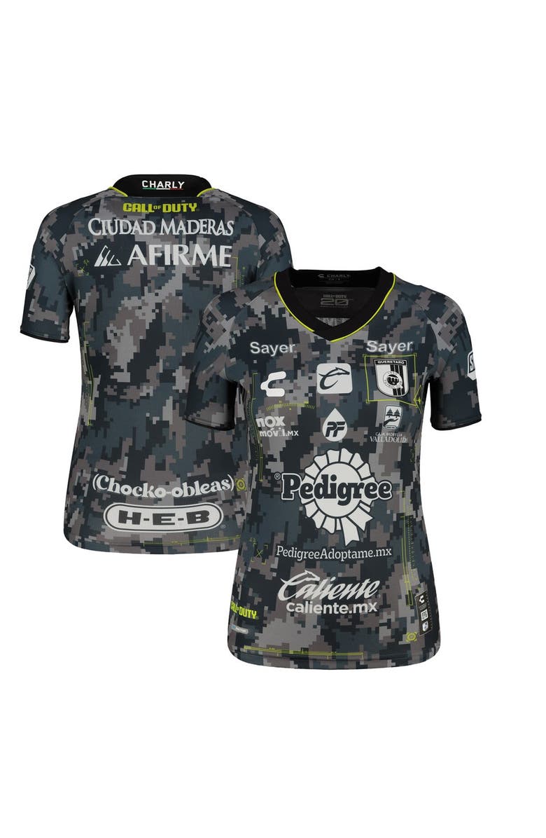CHARLY Women's Charly Camo Queretaro FC 2023/24 Call of Duty Third Authentic Jersey, Main, color,