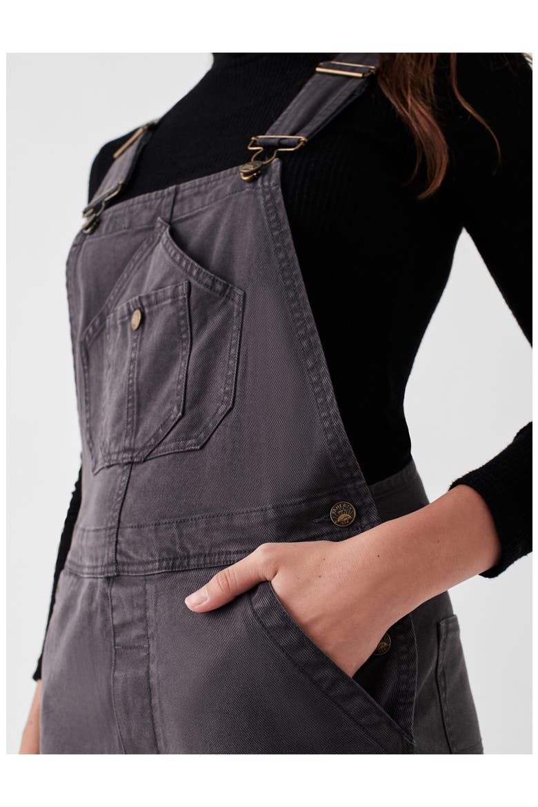 Mechanic Twill Overalls, Alternate, color, MINERAL CHARCOAL