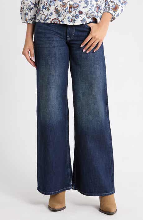 Ultra Low Rise Baggy Wide Leg Jeans