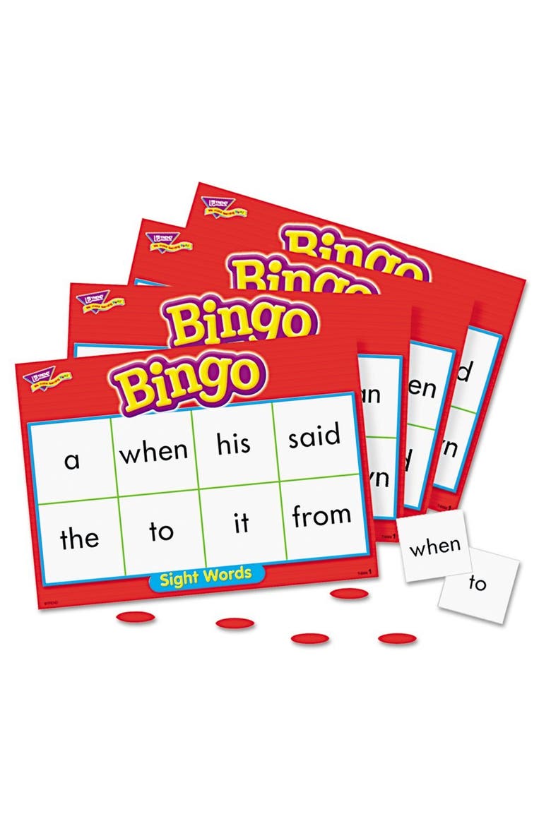 Sight Words Level 1 Bingo Game, Main, color, Multicolored