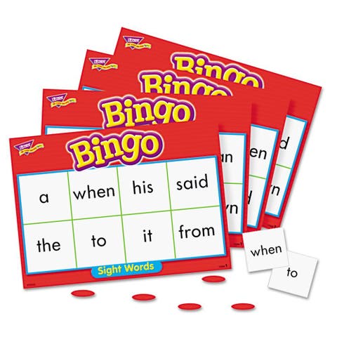 Sight Words Level 1 Bingo Game