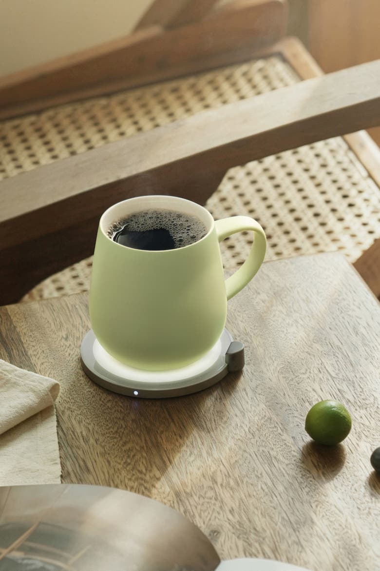 Ui Self-Heating Mug Set - Navy Blue, Alternate, color, Green