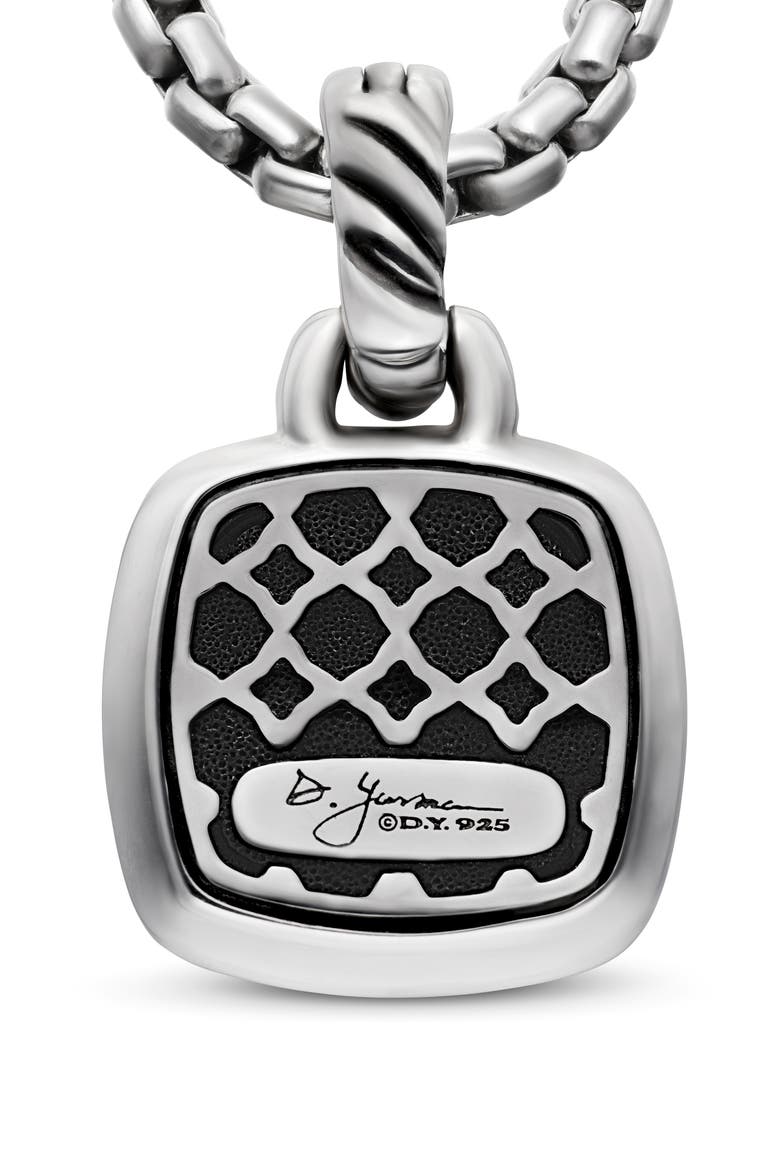 Albion Pendant with Diamonds, Alternate, color, BLACK ONYX