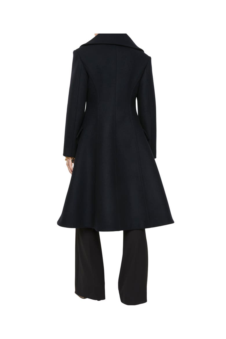 Wool Tailored Coat, Alternate, color, Navy