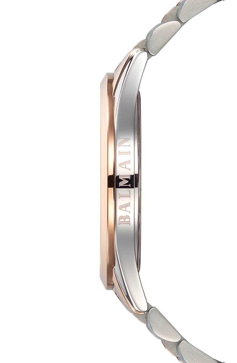 BALMAIN WATCHES Classic R Two-Tone Bracelet Watch, 40.6mm, Alternate, color,