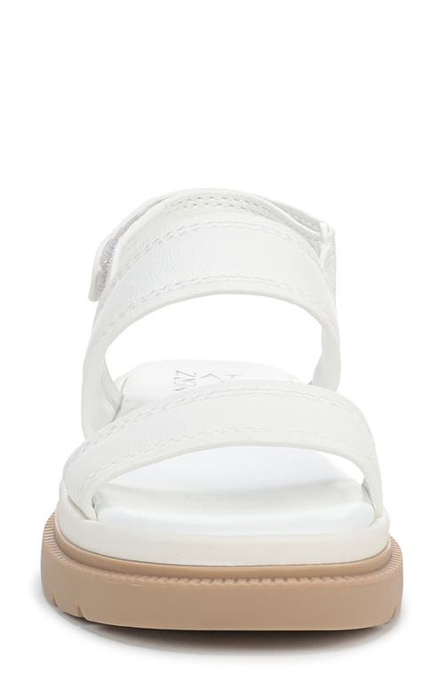 Naturalizer Attract Slingback Platform Sandal In White
