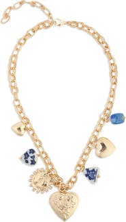 SAACHI Mixed Charm Shaker Necklace