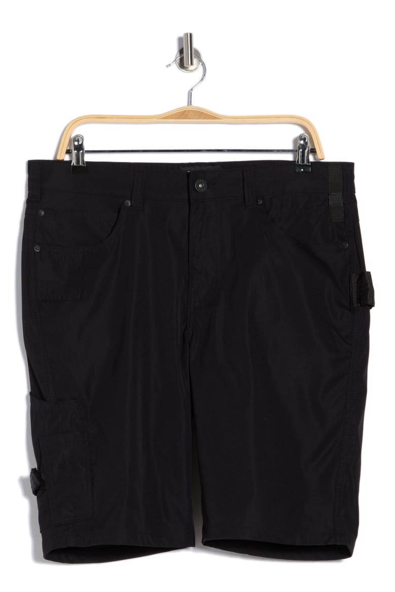 Water Resistant Technical Carpenter Shorts, Alternate, color, BLACK
