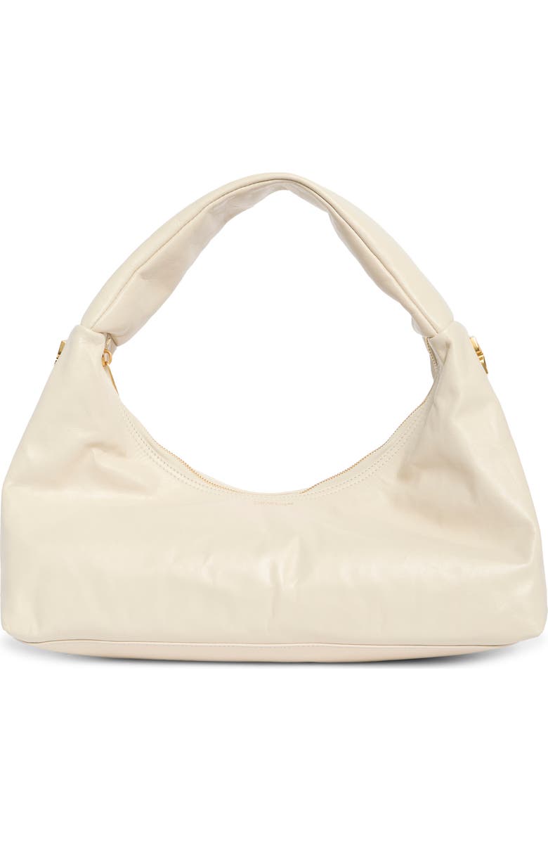 Off-White Arcade Leather Shoulder Bag, Main, color, Dust