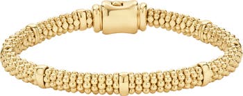 Caviar 18K Gold Rope Bracelet