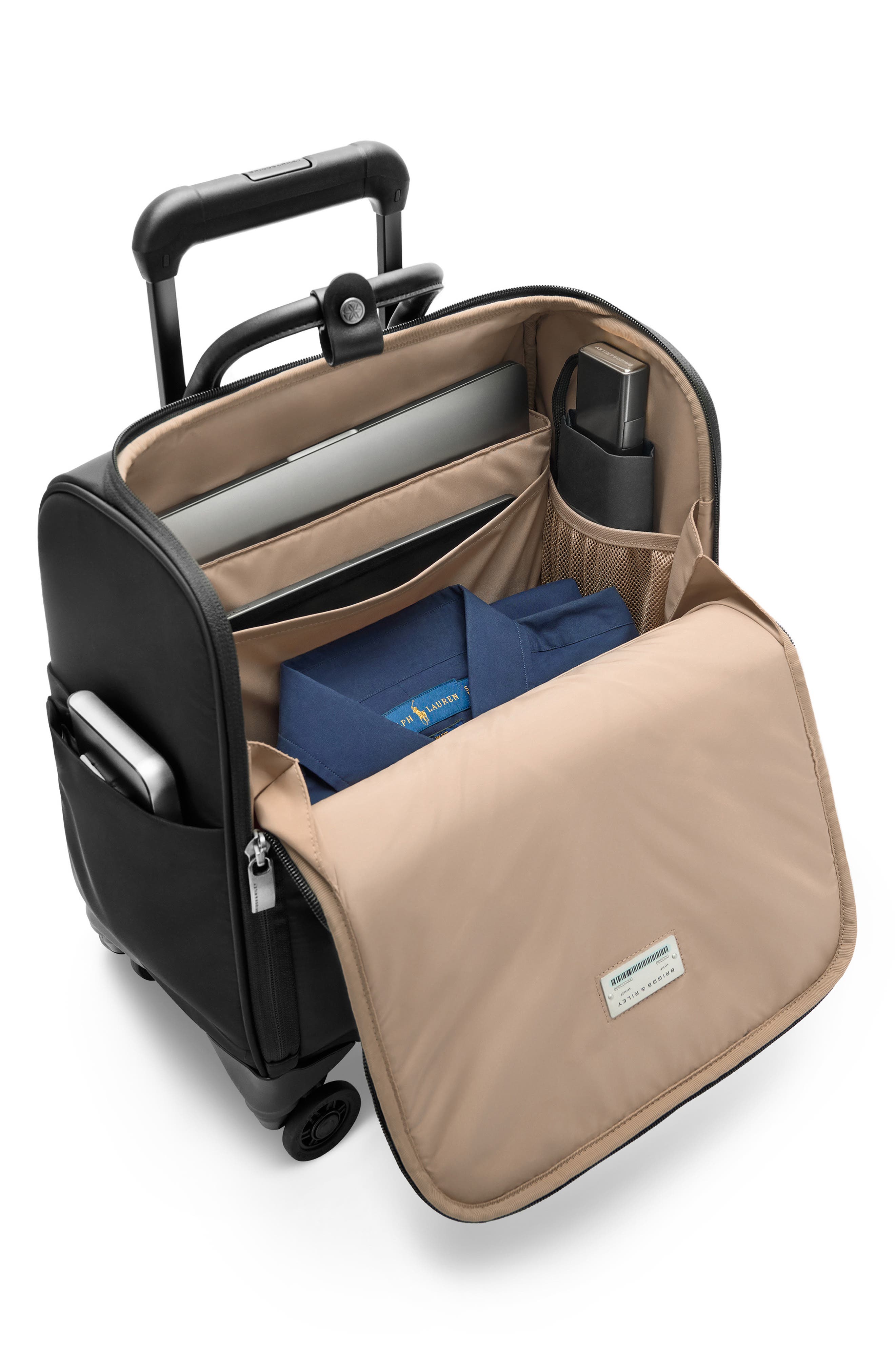 Briggs & Riley Rhapsody Cabin Spinner Carry-On Suitcase, Alternate, color, Black