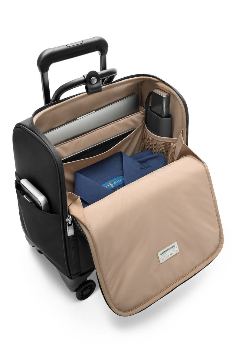 Rhapsody Cabin Spinner Carry-On Suitcase, Alternate, color, BLACK