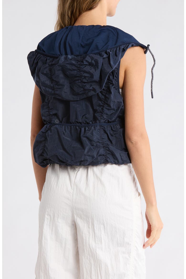 Light Packer Hike Hooded Vest, Alternate, color, MIDNIGHT NAVY