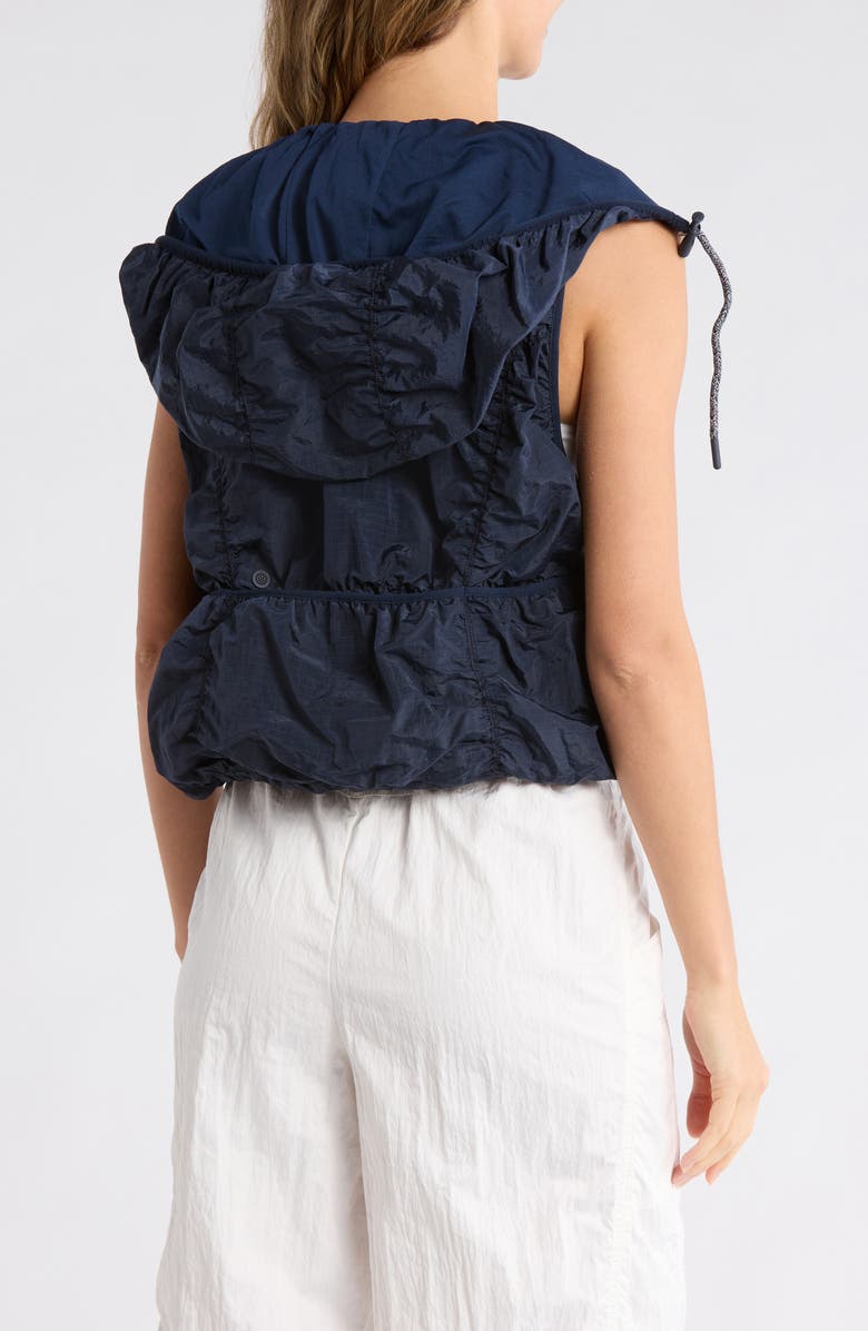 Free People Light Packer Hike Hooded Vest, Alternate, color, Midnight Navy
