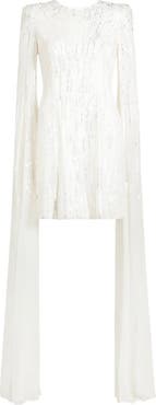 Jenny Packham Sweet Magic Embellished Sleeve Dress