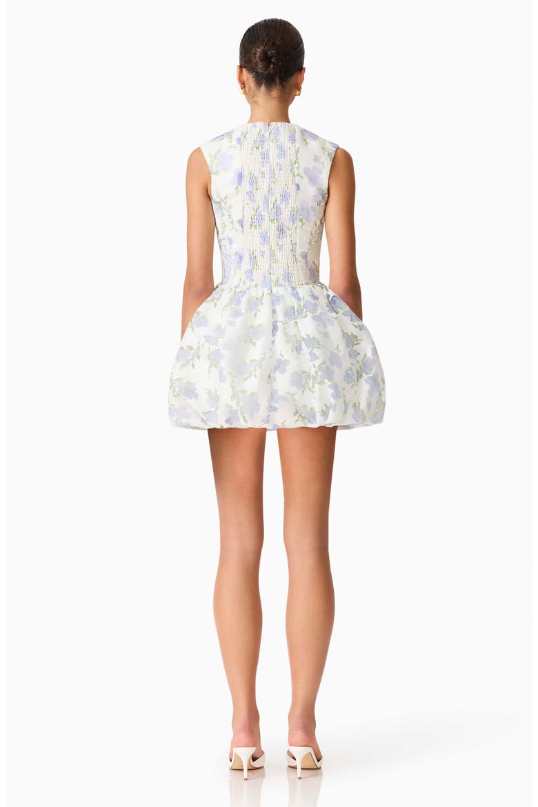 Cleo Bubble Minidress, Alternate, color, IVORY FLORAL PRINT