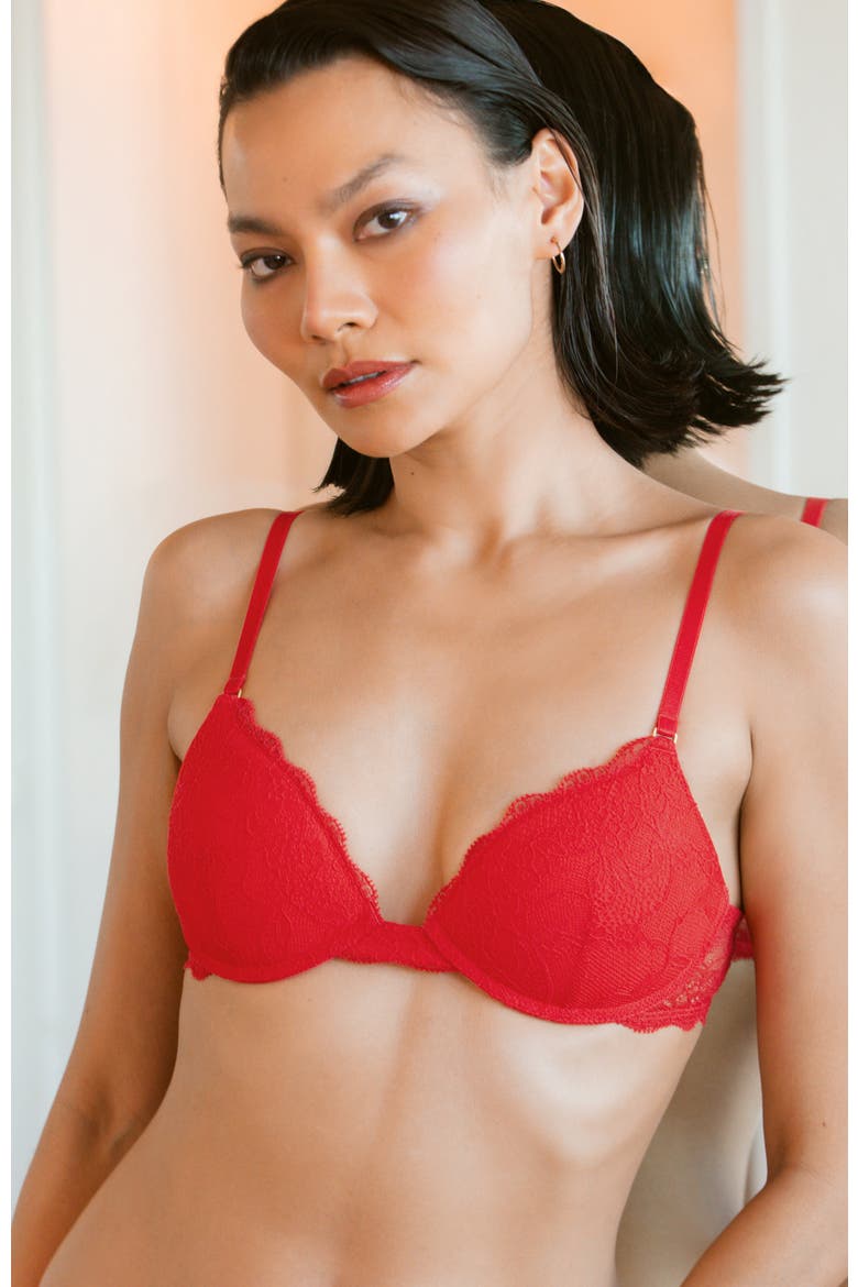 All Over Lace Lift Up Bra, Alternate, color, Cherie