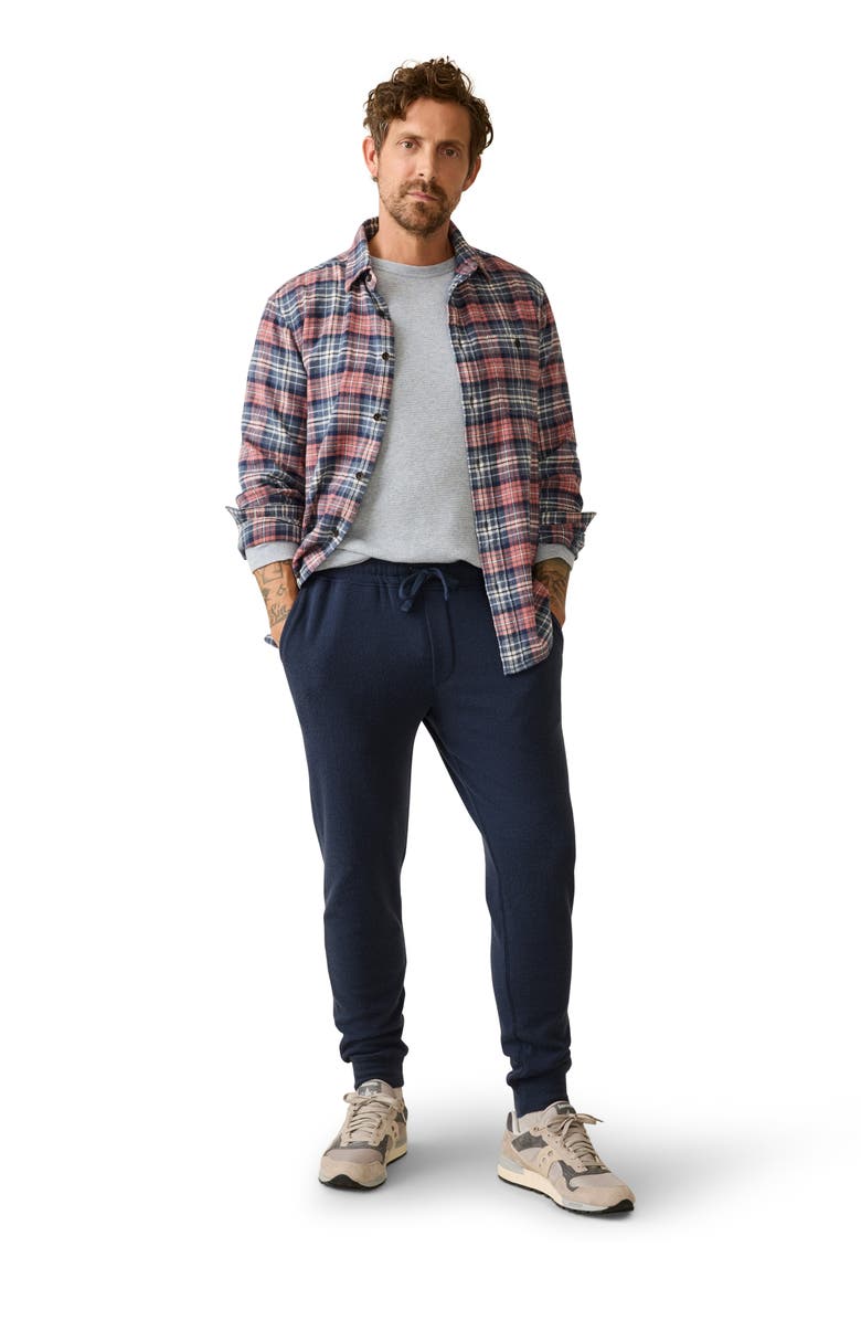 Faherty Legend Sweatpants, Alternate, color, Brighton Navy Twill