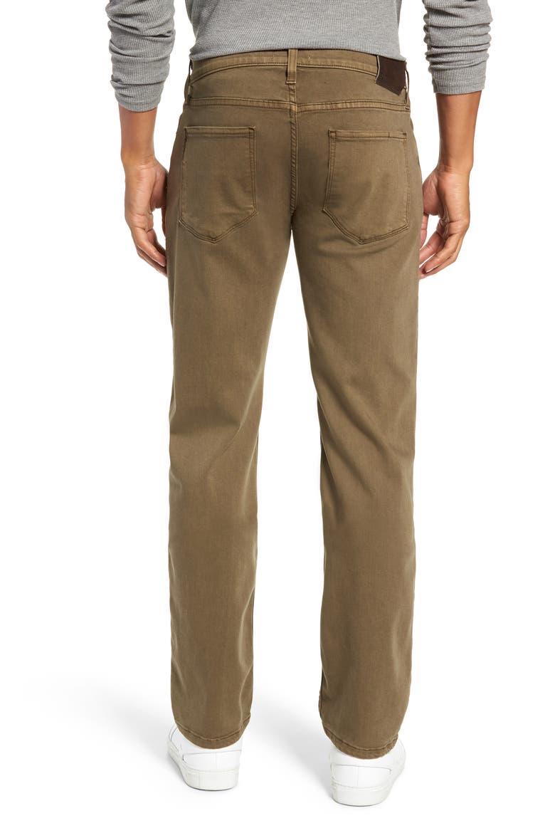 Transcend - Normandie Straight Leg Jeans, Alternate, color, VINTAGE ARTICHOKE