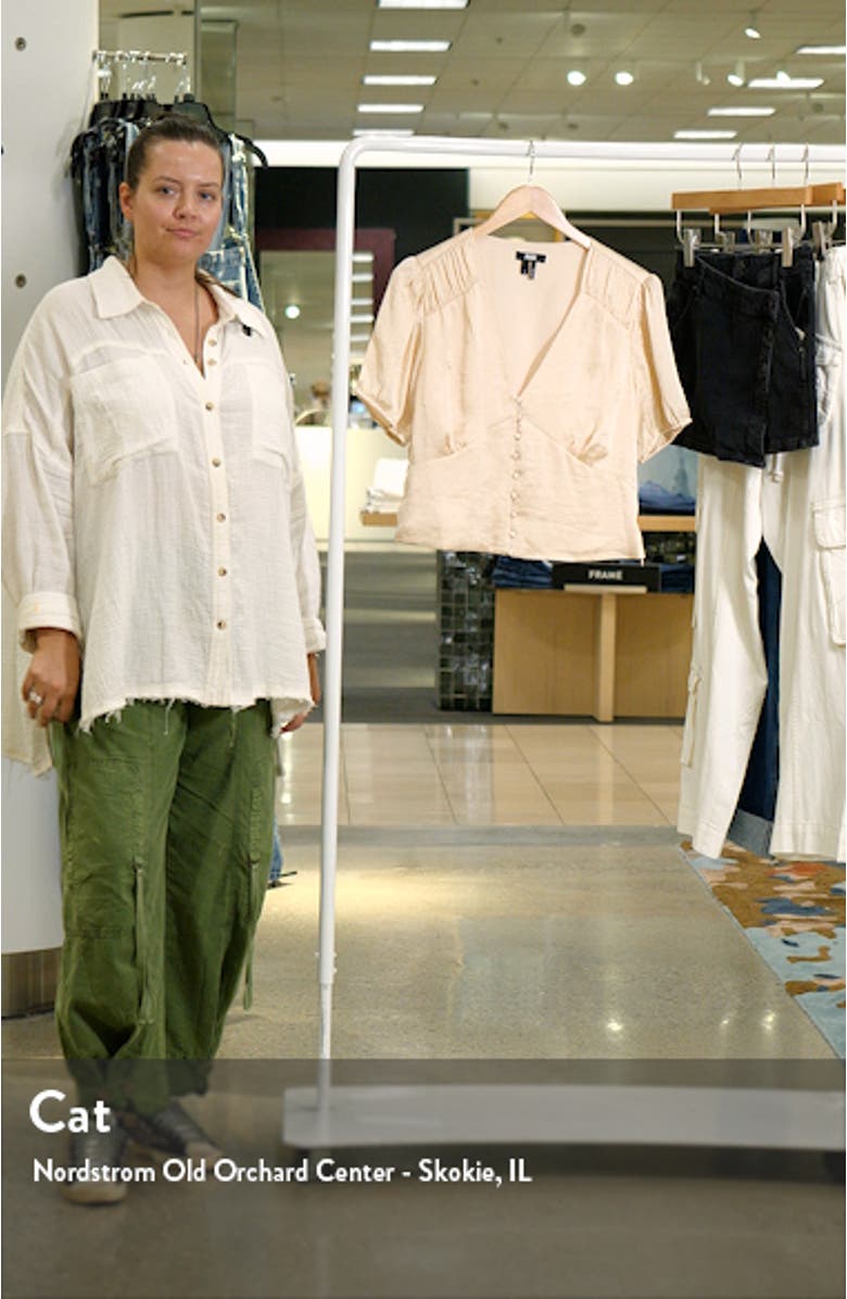 Plie Button Front Top, sales video thumbnail