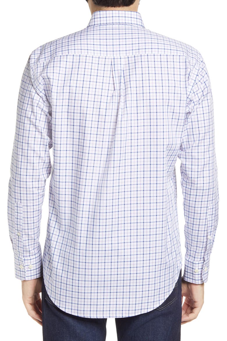 Hyco Regular Fit Tattersall Check Button-Down Shirt, Alternate, color, YORK BLUE