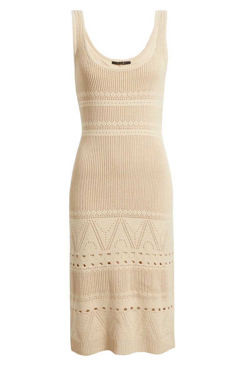 Emerson Open Stitch Sleeveless Dress, Alternate, color, ANTIQUE