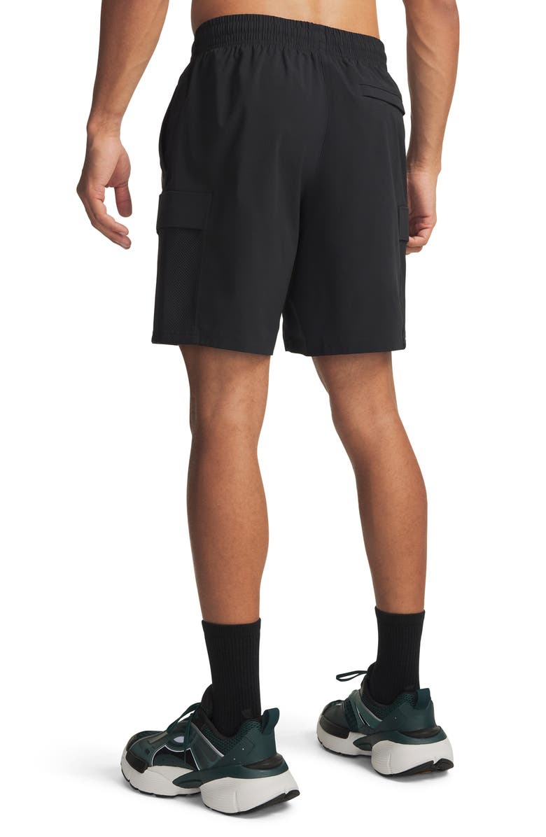 Under Armour Unstoppable Airvent Cargo Shorts, Alternate, color, Black