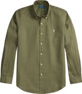 Polo Ralph Lauren Classic Fit Linen Button-Down Shirt