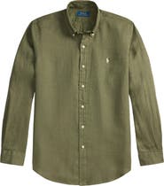Polo Ralph Lauren Classic Fit Linen Button-Down Shirt