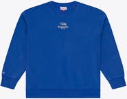 Mitchell & Ness Men's Mitchell & Ness Royal Seattle Seahawks Core Essentials Micro Logo Fleece Sweatshirt