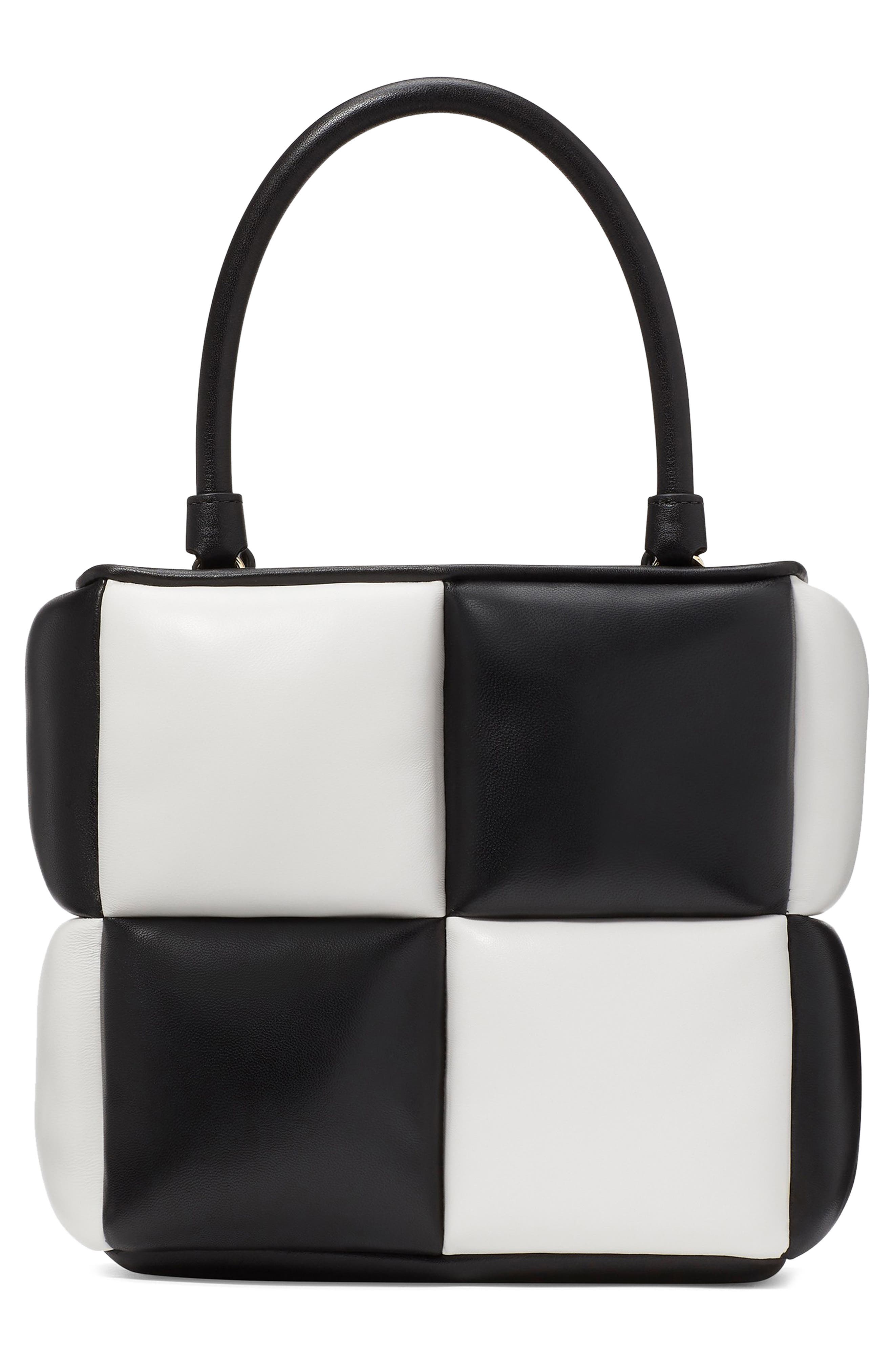 boxxy colorblock quilted leather tote, Alternate, color, BLACK MULTI.