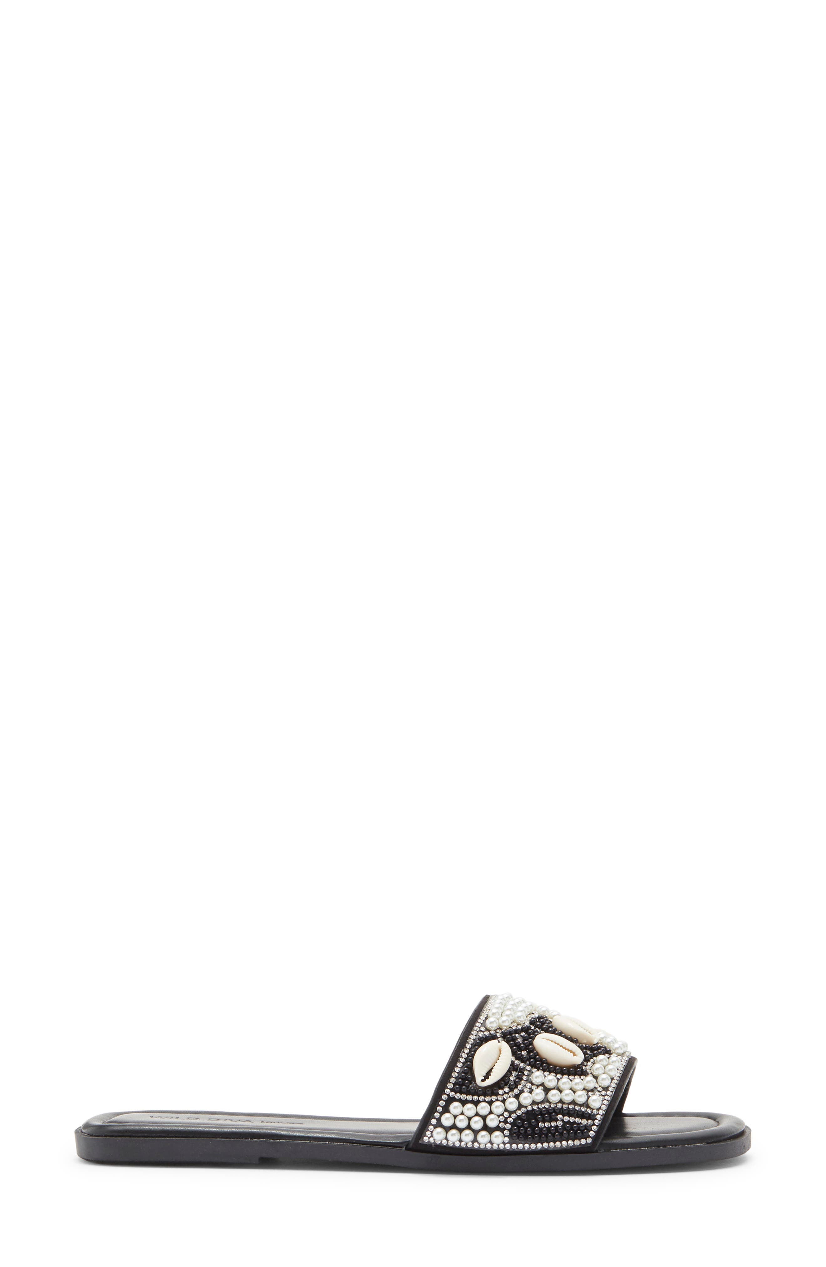 Rola Slide Sandal, Alternate, color, BLACK