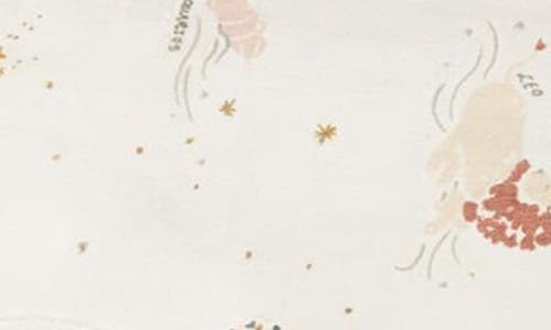 Pehr Print Long Sleeve Organic Cotton Romper In Zodiac