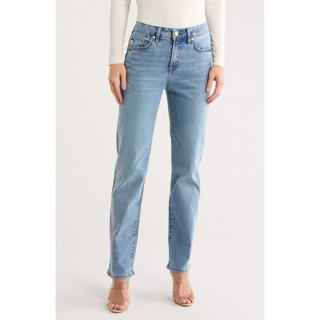 Seven7 Vintage Straight Leg Jeans In Blue