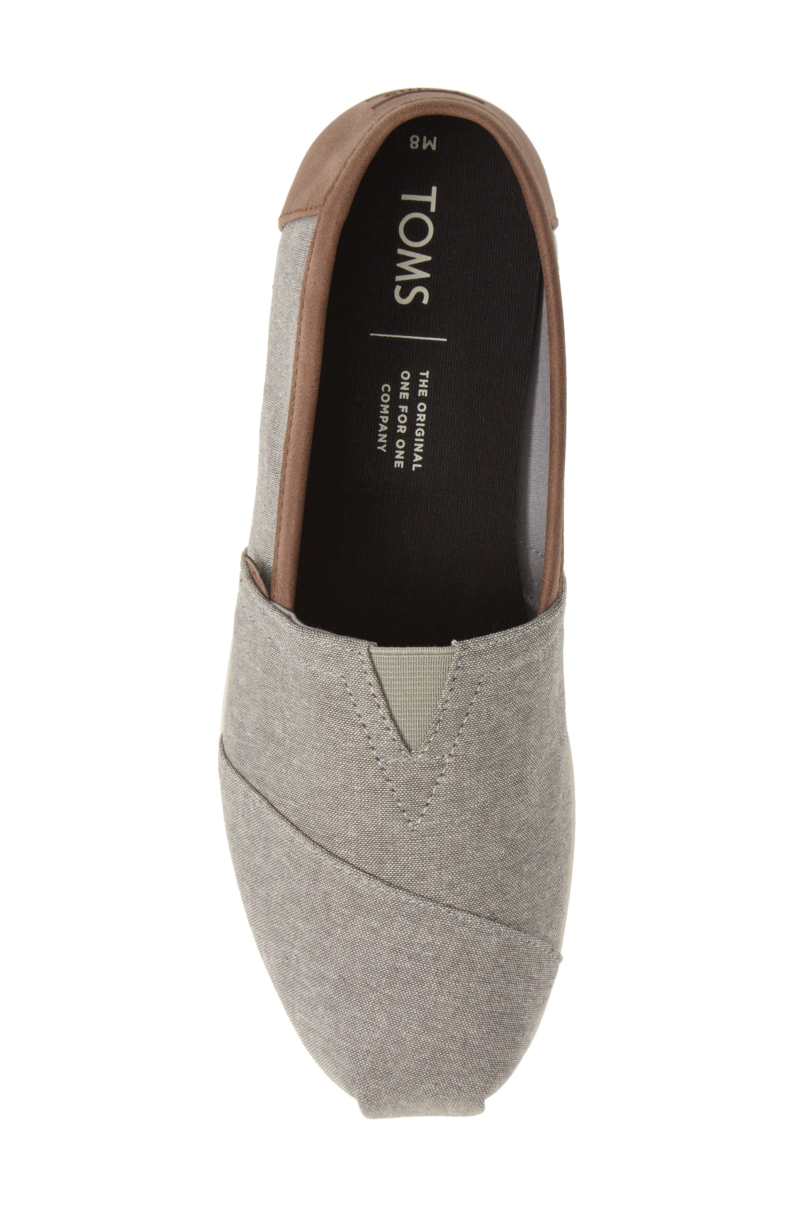 Alpargata Slip-On, Alternate, color, FROST GREY CHAMBRAY