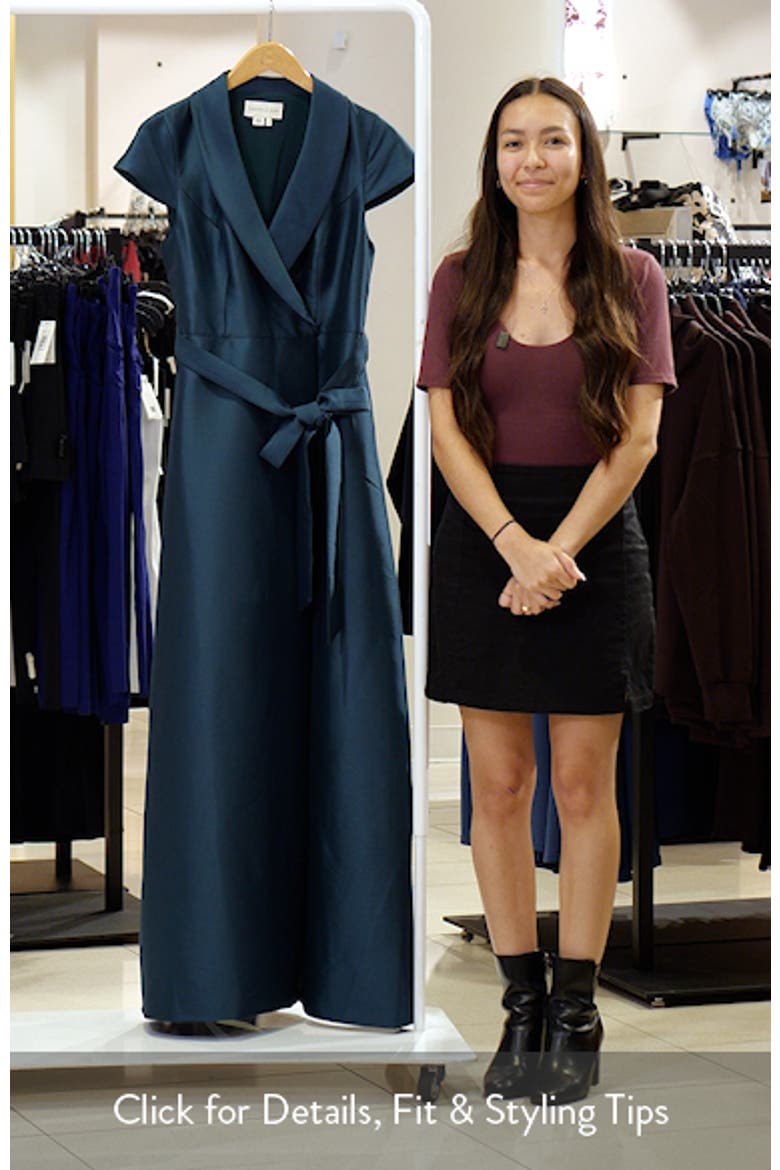 Etienne A-Line Stretch Mikado Gown video