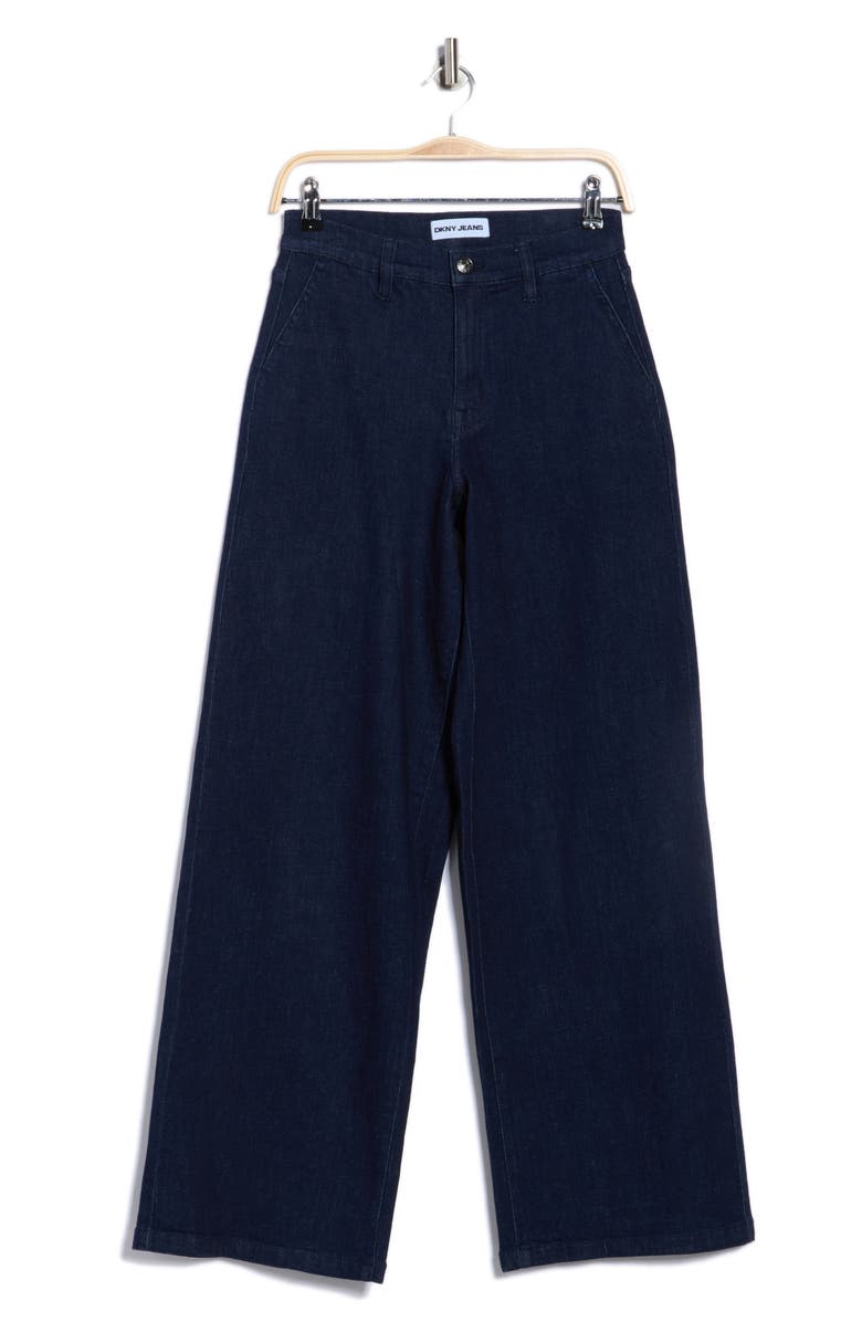 DKNY Jeans High Waist Wide Leg Jeans, Alternate, color, Lexington