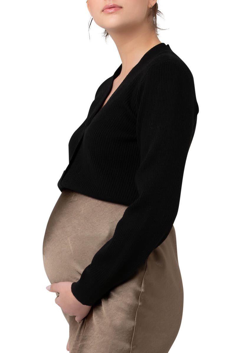 Ripe Maternity Tiffany Crop Maternity Cardigan, Alternate, color,