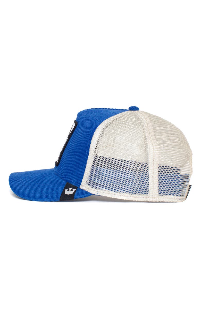 Goorin Bros. Sly Stallione Horse Patch Trucker Hat, Alternate, color, Blue