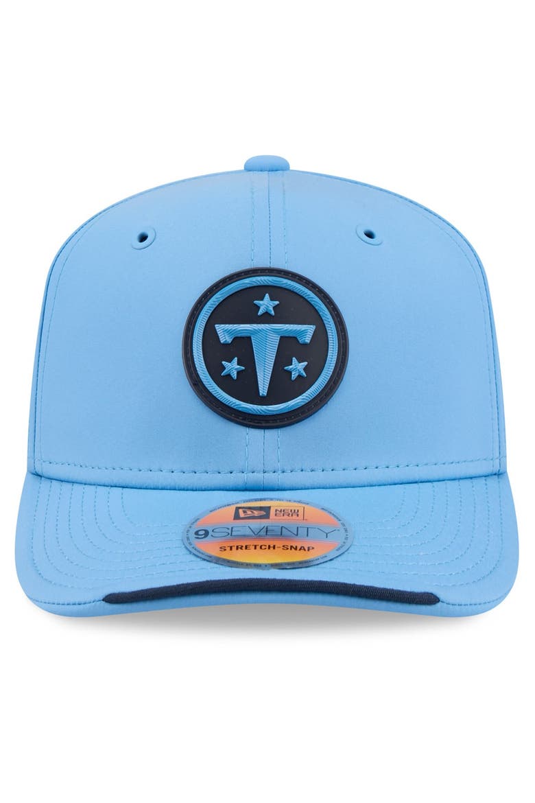 Men's New Era Light Blue Tennessee Titans 2026 Sideline 9SEVENTY Adjustable Hat, Alternate, color, Light Blue
