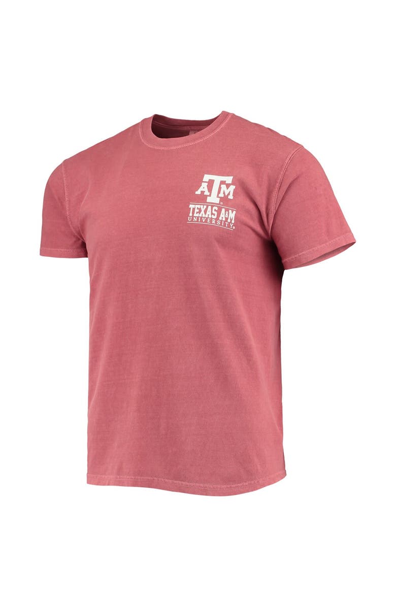 IMAGE ONE Men's Maroon Texas A&M Aggies Comfort Colors Campus Team Icon T-Shirt, Alternate, color,