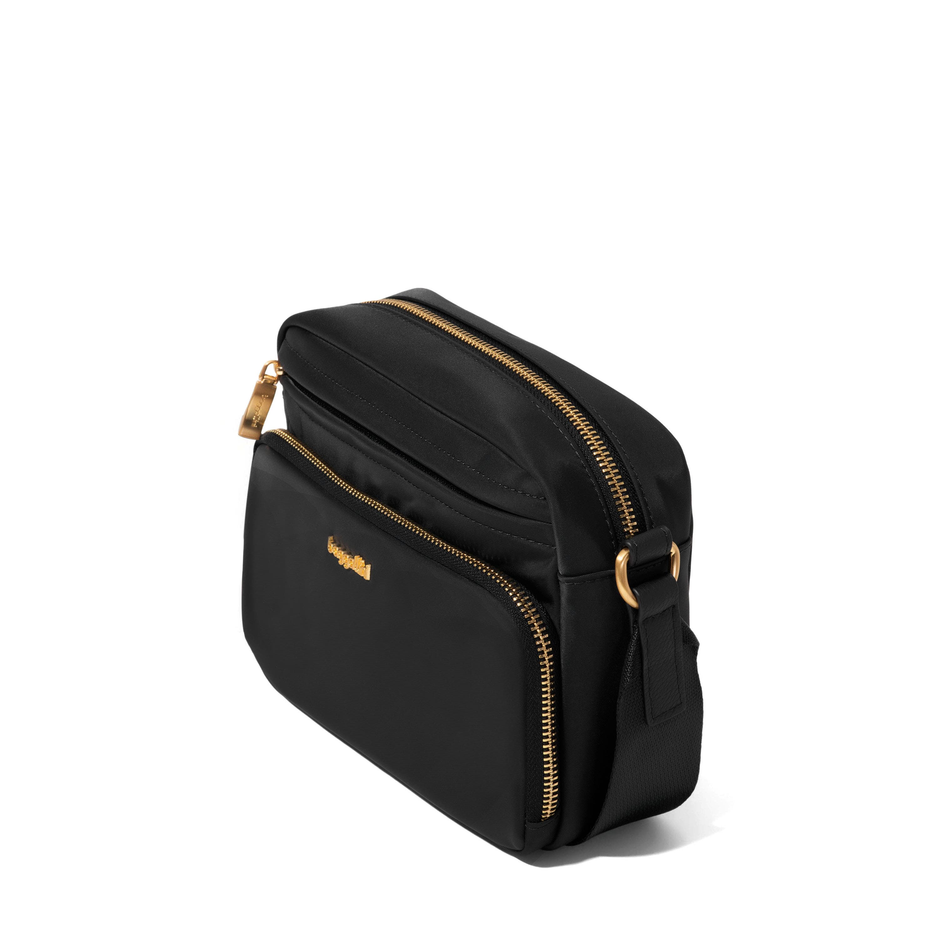 Mott Crossbody, Alternate, color, Black Twill With Gold Hardware