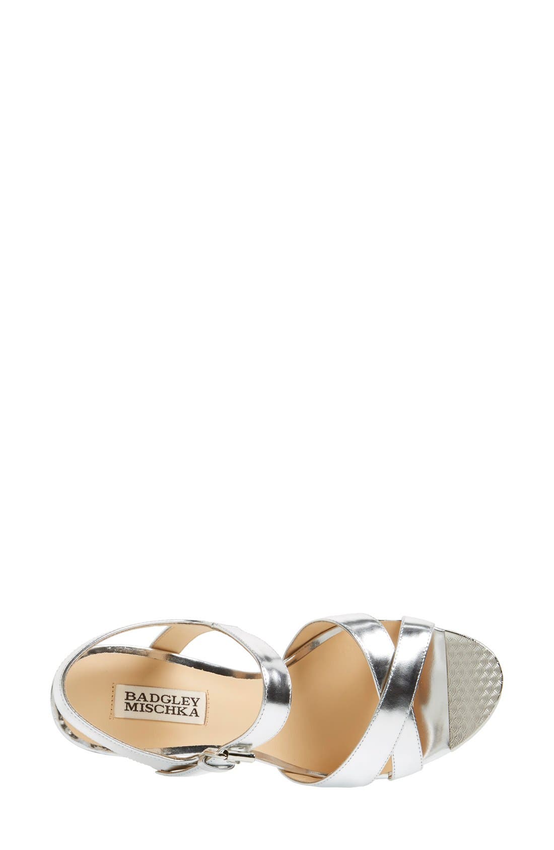 Badgley Mischka Collection Badgley Mischka 'Ascot' Block Heel Sandal, Alternate, color, 