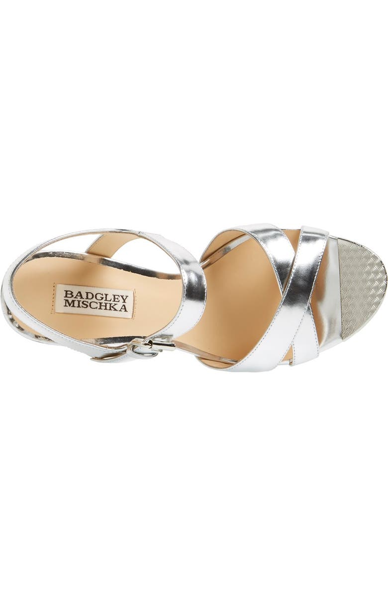 Badgley Mischka Collection Badgley Mischka 'Ascot' Block Heel Sandal, Alternate, color,